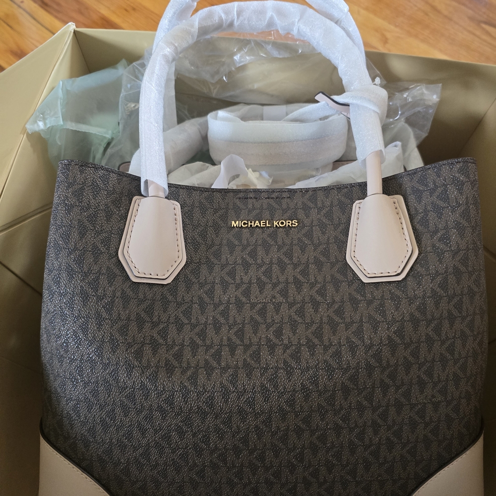 Michael Kors Brown Tote Bag